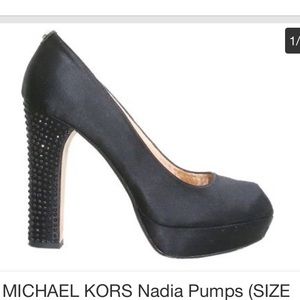 Michael Kors Black Platform Pumps